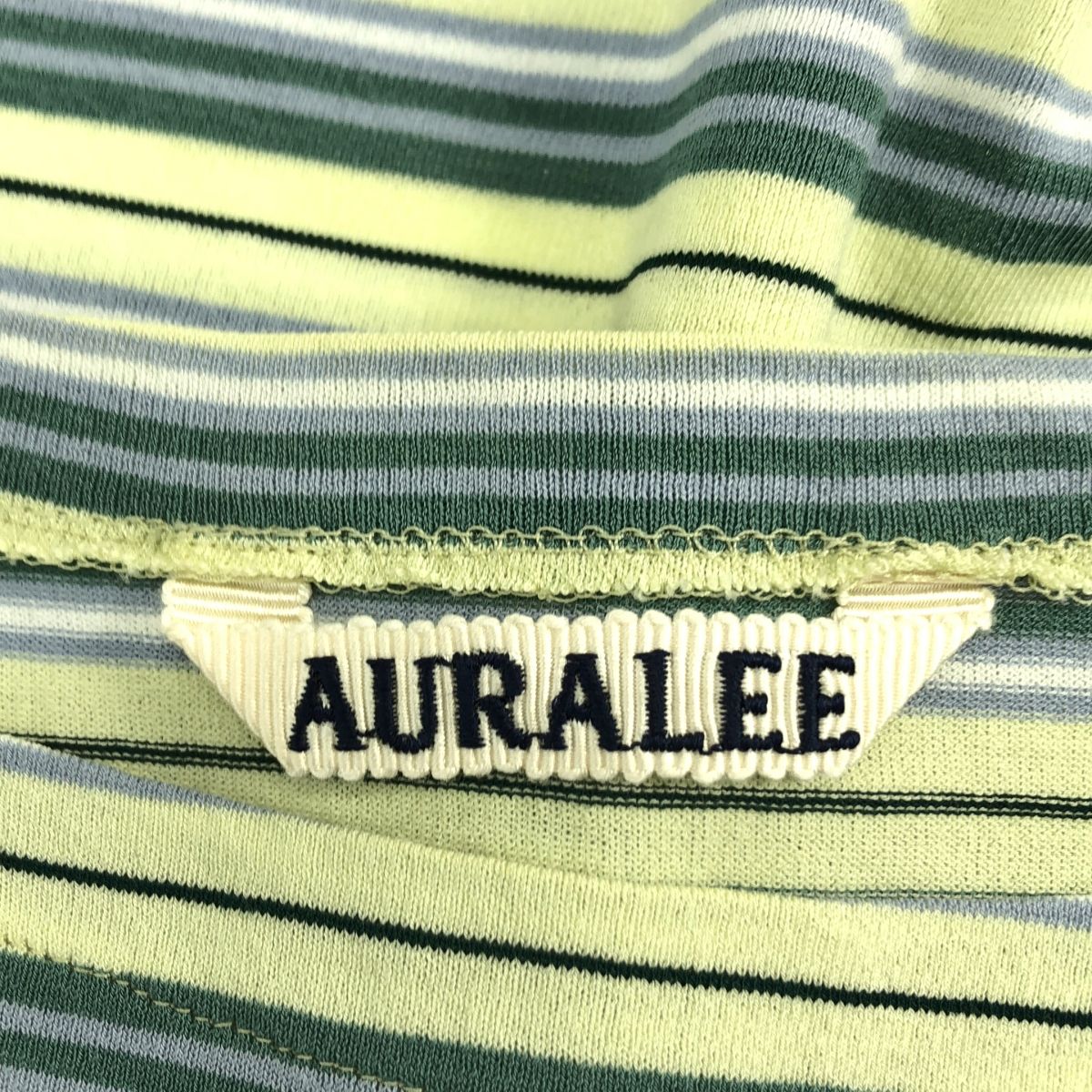 AURALEE / オーラリー | 2024SS | BORDER BOAT NECK ボーダー ボート