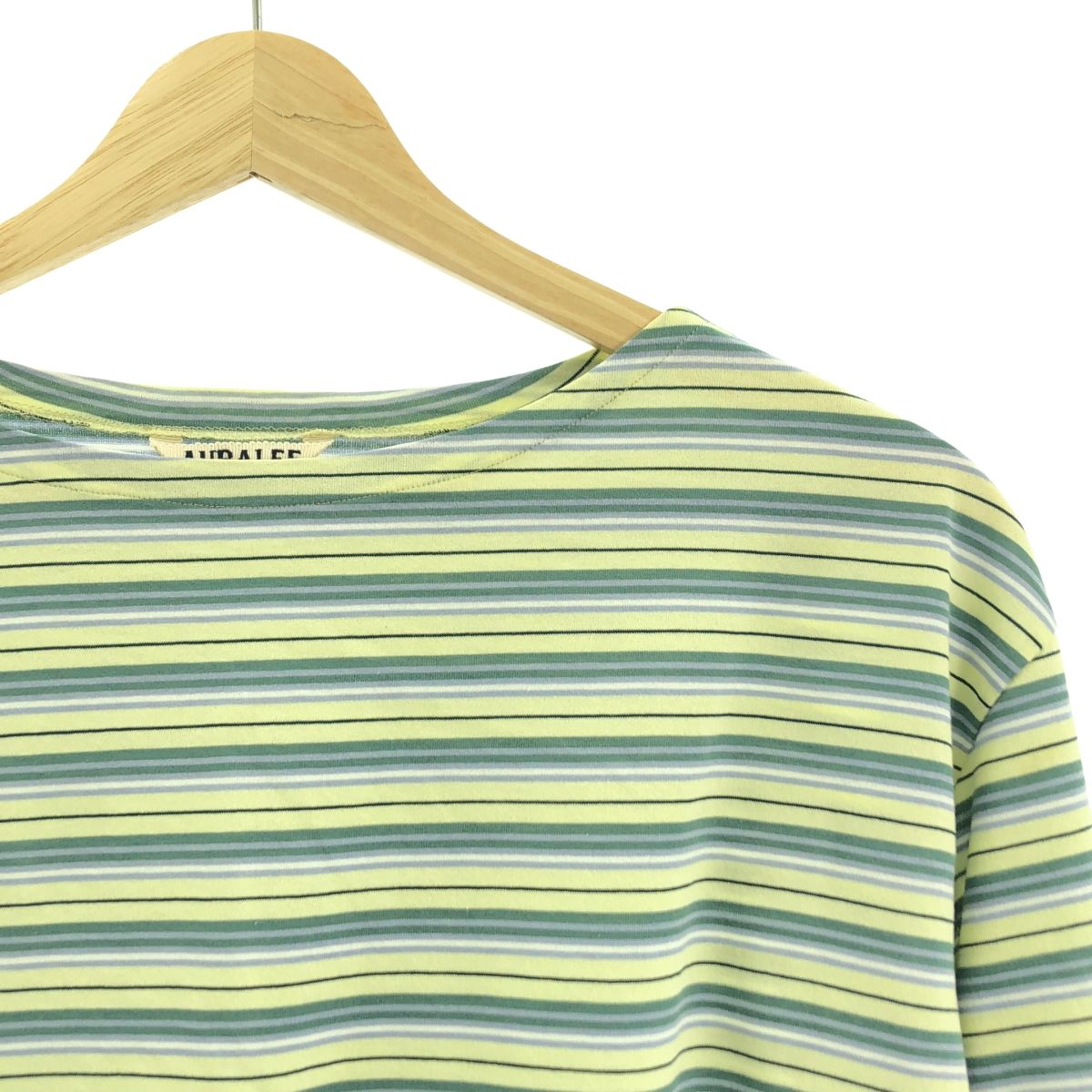 AURALEE / オーラリー | 2024SS | BORDER BOAT NECK ボーダー ボート