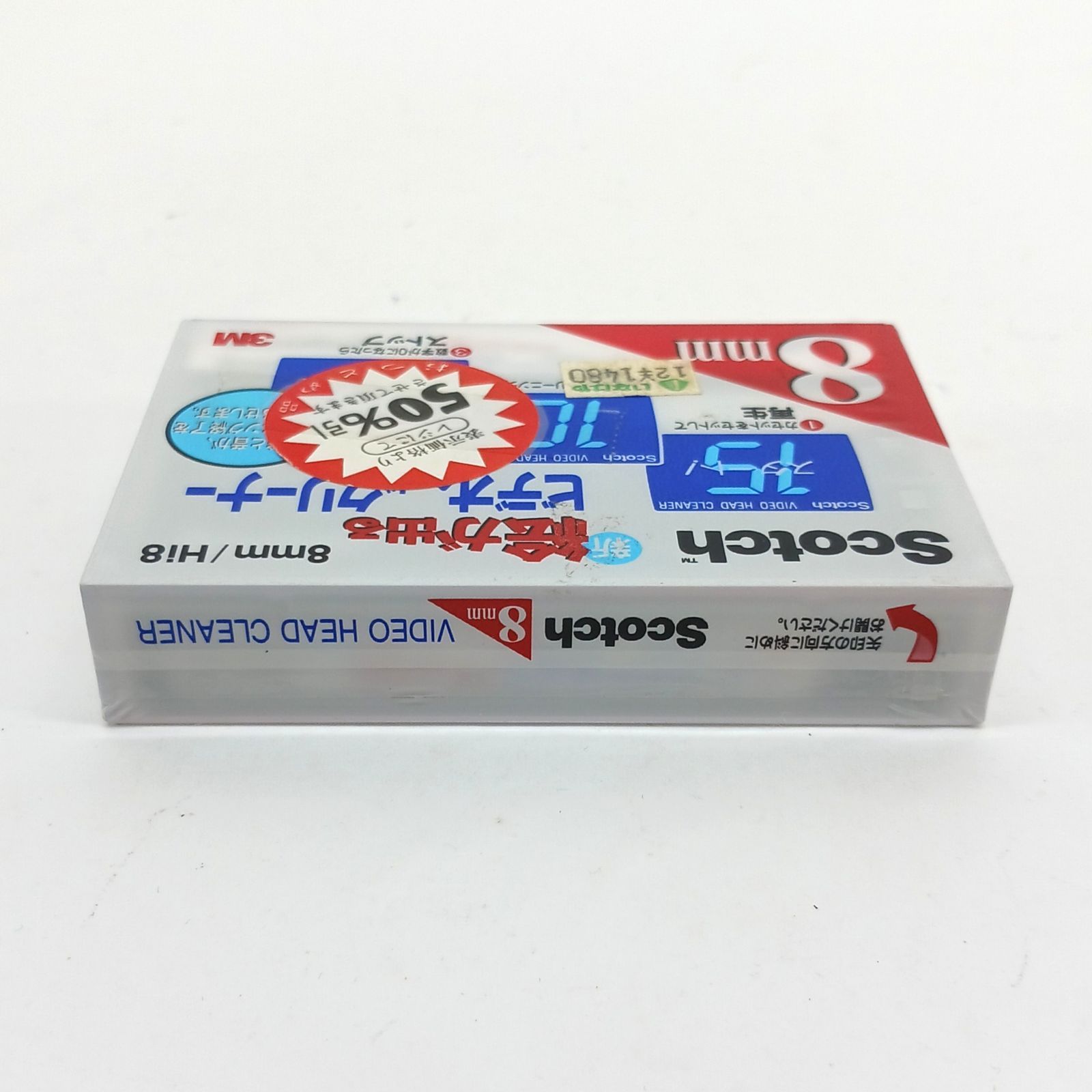 未開封】 Scotch 新 絵が出るビデオヘッドクリーナー 8mm/Hi8 8