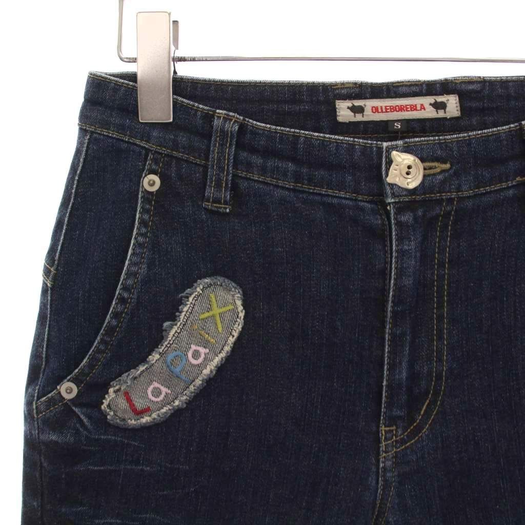 アルベロベロ ALBEROBELLO olleborebla デニムパンツ ジーンズ パッチ