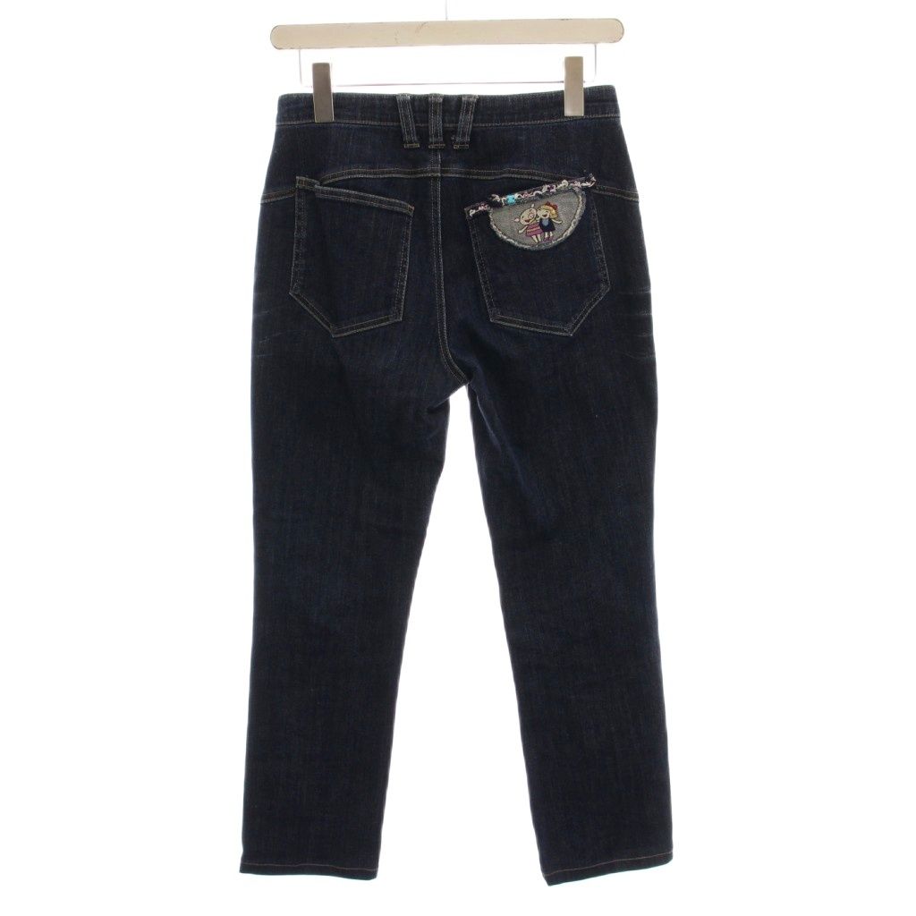 未着用！！OLLEBOREBLA [アルベロベロ] デニムパンツ レディース アルベロベロ ALBEROBELLO olleborebla デニムパンツ ジーンズ パッチ