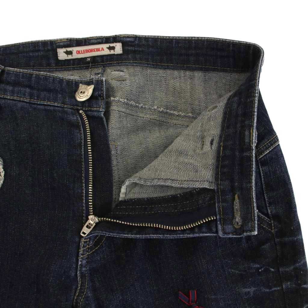 アルベロベロ ALBEROBELLO olleborebla デニムパンツ ジーンズ パッチ