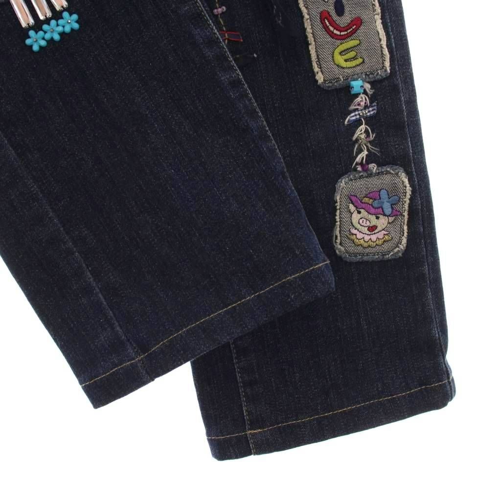 アルベロベロ ALBEROBELLO olleborebla デニムパンツ ジーンズ パッチ