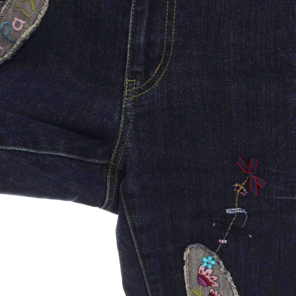 アルベロベロ ALBEROBELLO olleborebla デニムパンツ ジーンズ パッチ