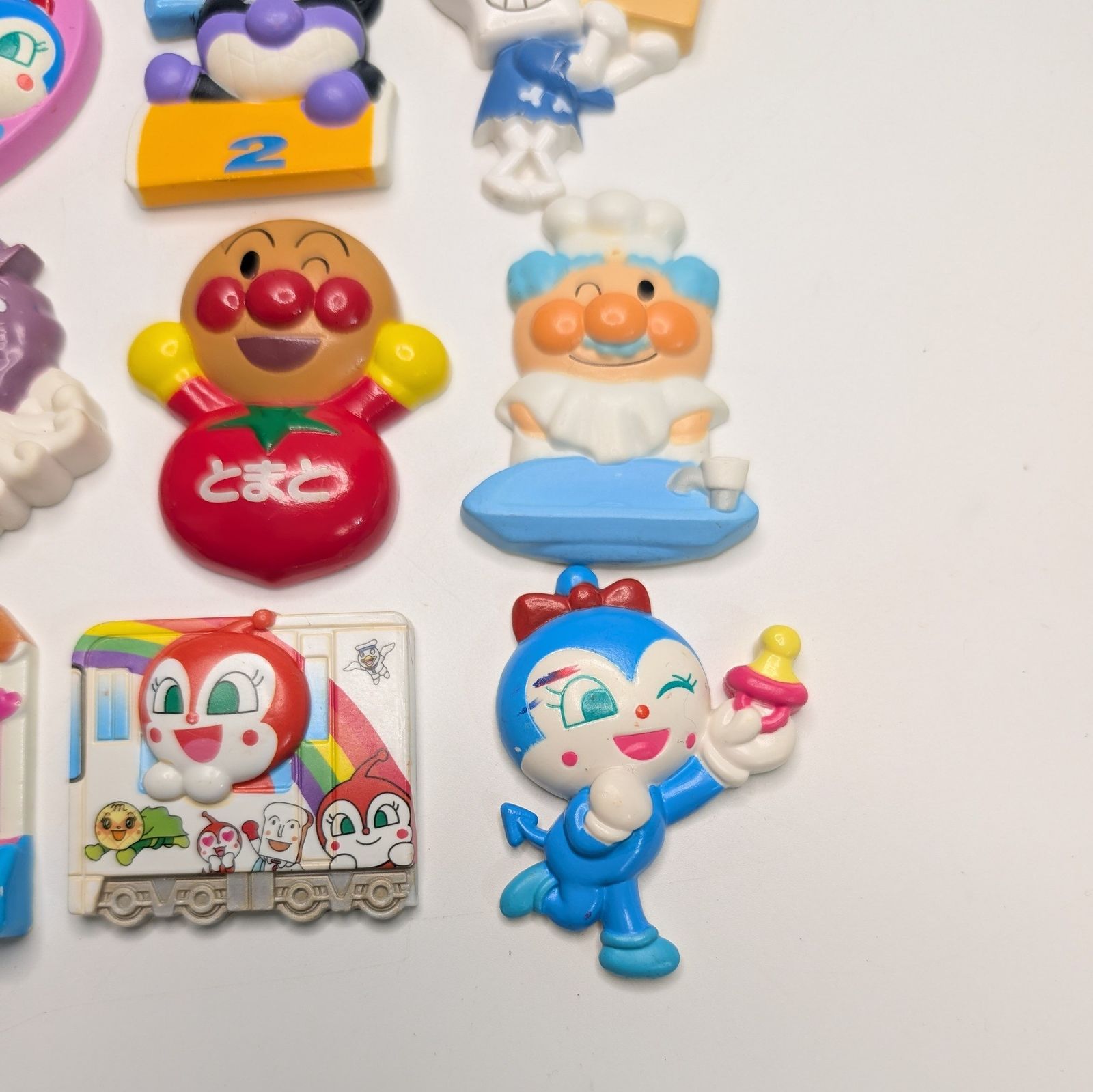 [平成レトロ] アンパンマン　くっつくんです磁石 平成レトロ【アンパンマン】くっつくんです 磁石 マグネット 5個セット