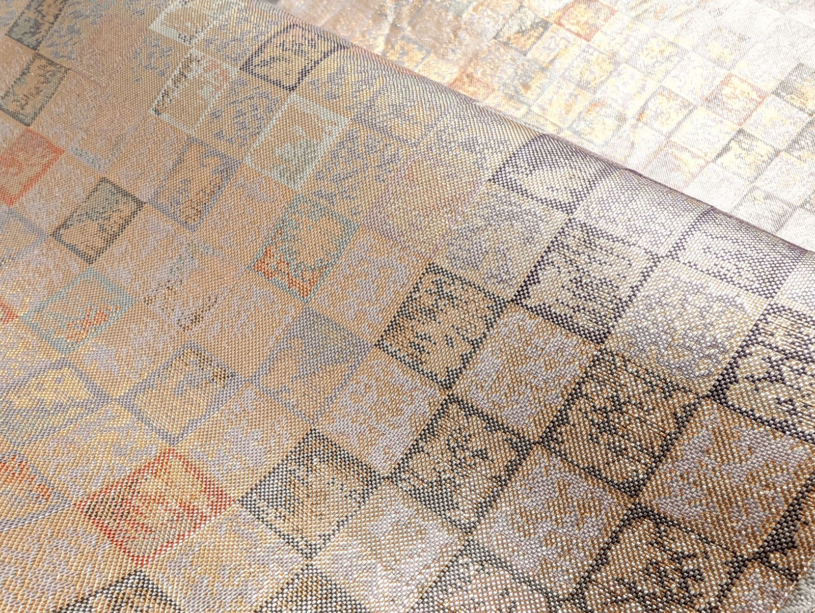 美品 逸品 上品 佐賀錦 正絹 袋帯 O0993 - メルカリ