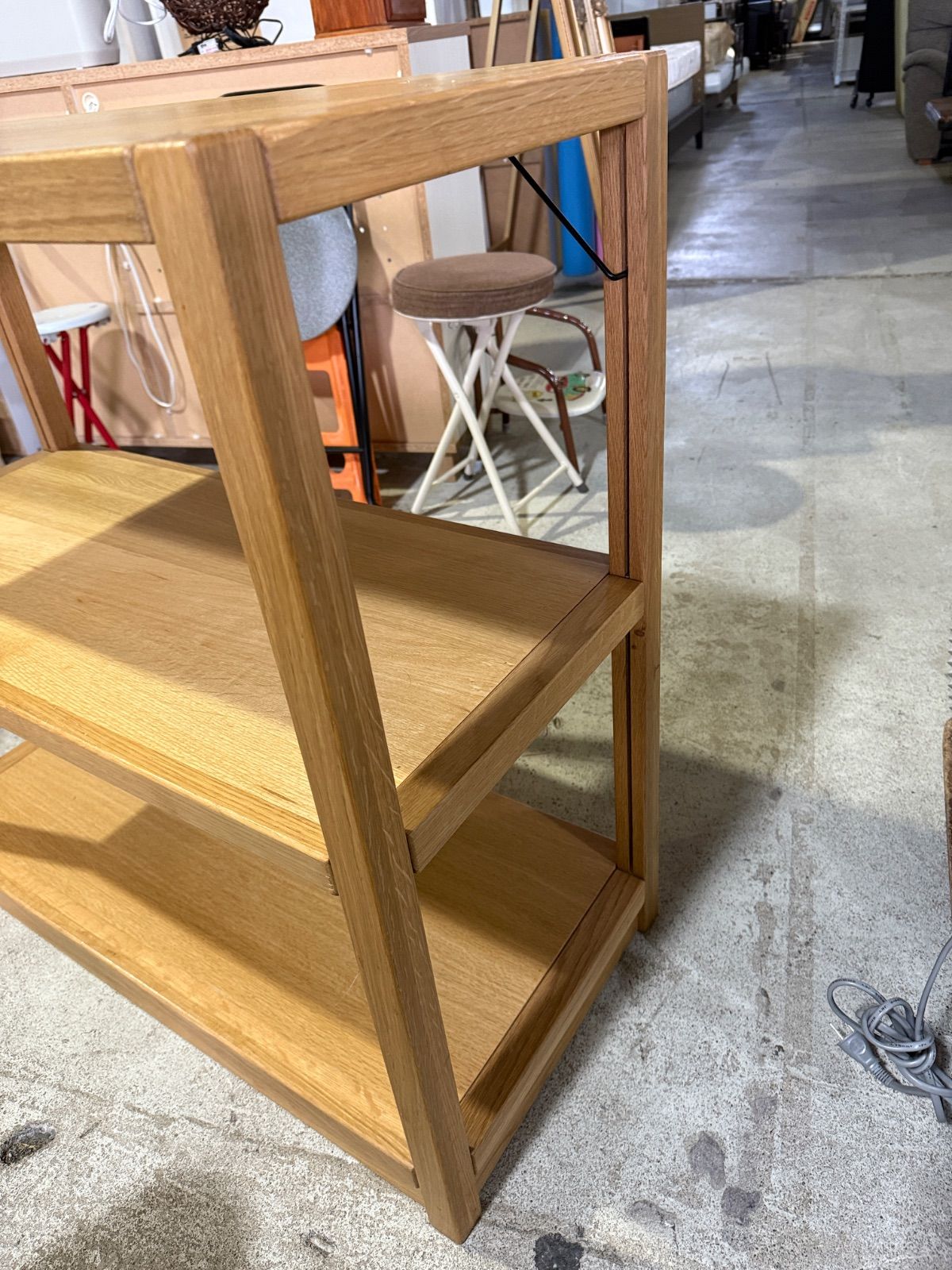 無印良品】 廃盤品 オーク材 ユニットシェルフ - メルカリ