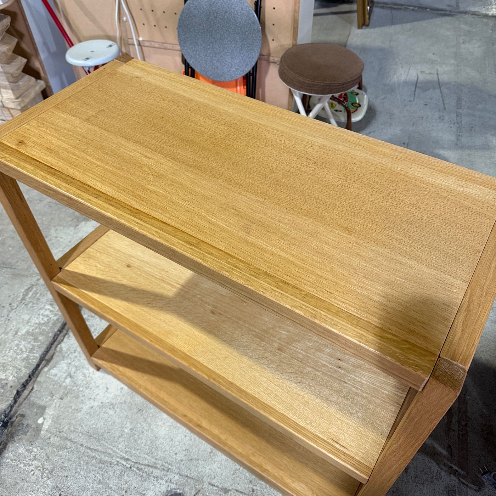 無印良品】 廃盤品 オーク材 ユニットシェルフ - メルカリ