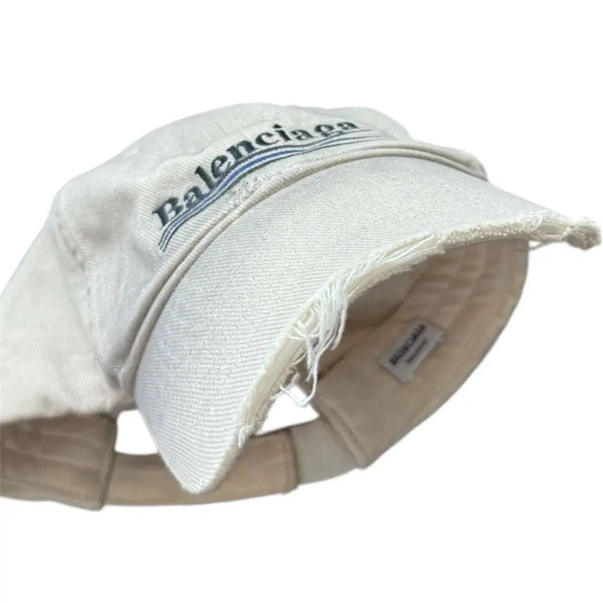 バレンシアガ ダメージ ウール 帽子 キャップ