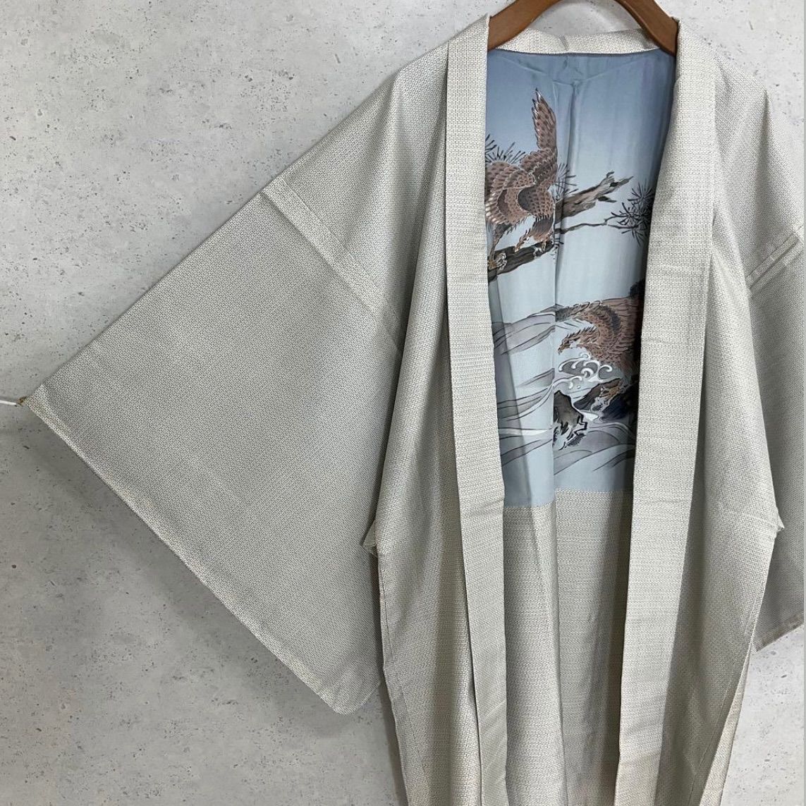 kimono+one⬛️男前屋⬛️厳選⬛️未使用同然⬛️男長羽織⬛️本場奄美