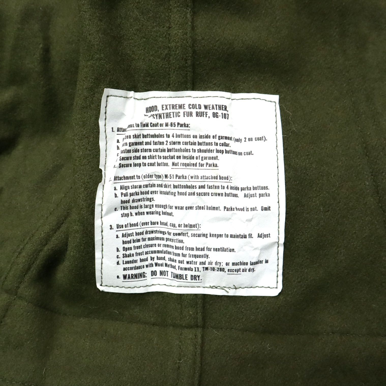 80s デッドストック M65 モッズコート フード US ARMY 米軍 M-65