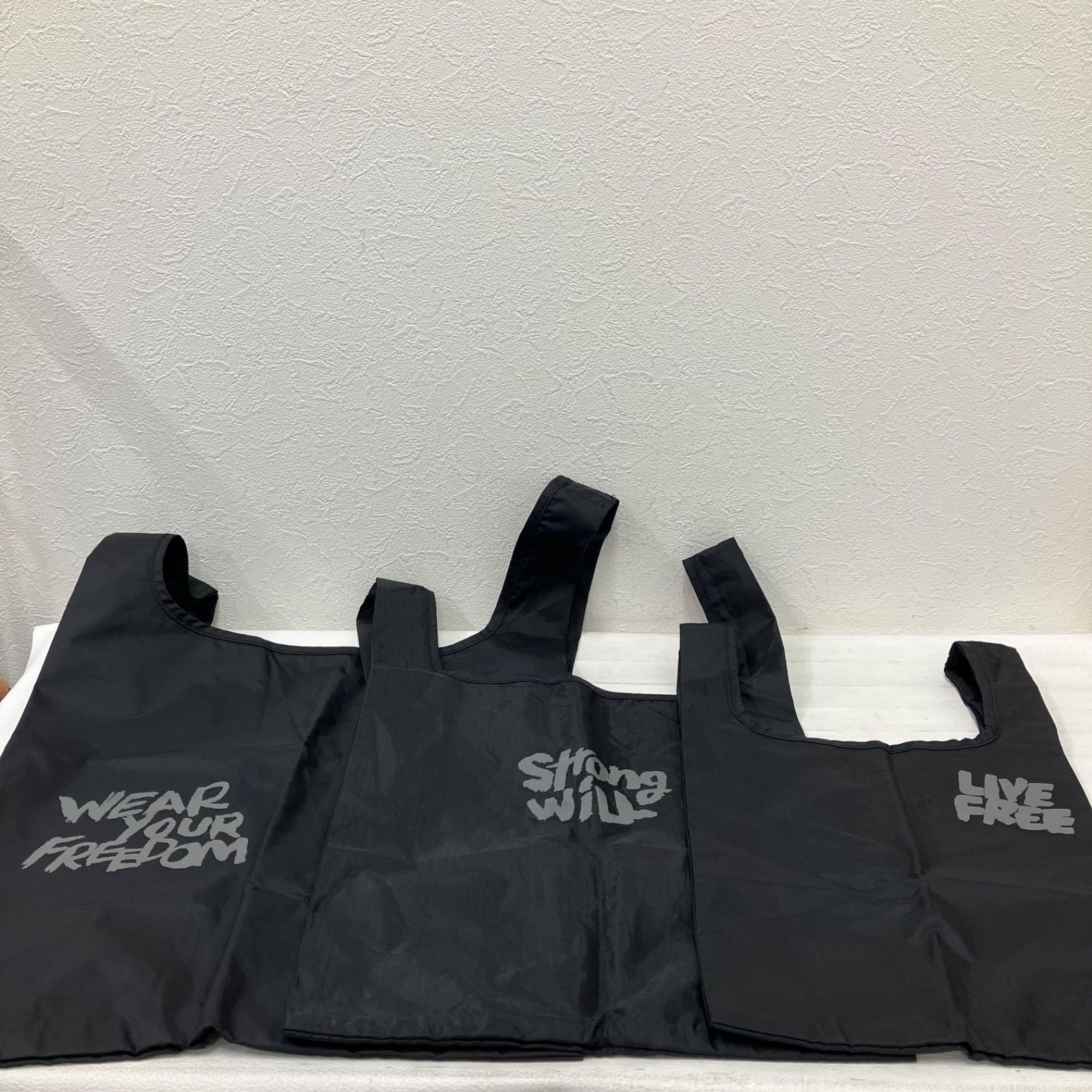 6698 BLACK COMME des GARCONS ブラックコムデギャルソン エコバッグ 3点セット ブラック 黒 大 中 小 レディース メンズ ユニセックス コムデギャルソン