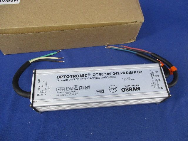 24 V定電圧 LED照明用電源 キズ 汚れ有 OT 90 100 242