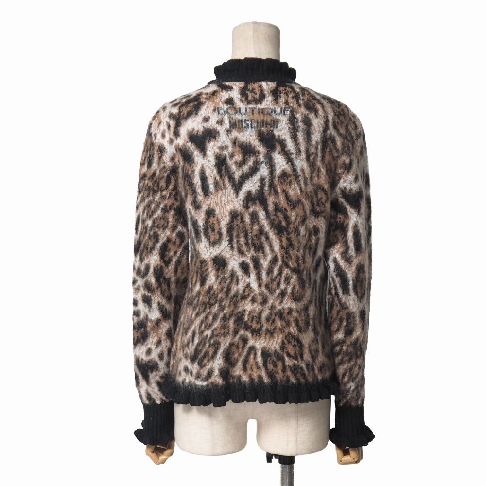 MOSCHINO モスキーノ セーター サイズ42 BOUTIQUE MOSCHINO レオパード