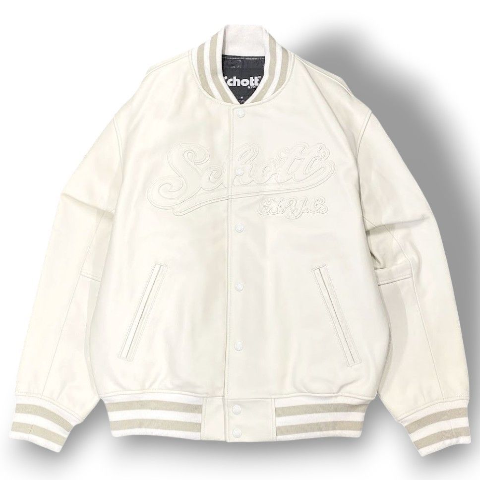 Schott N.Y.C. ショット FULL LEATHER STADIUM JACKET フルレザー