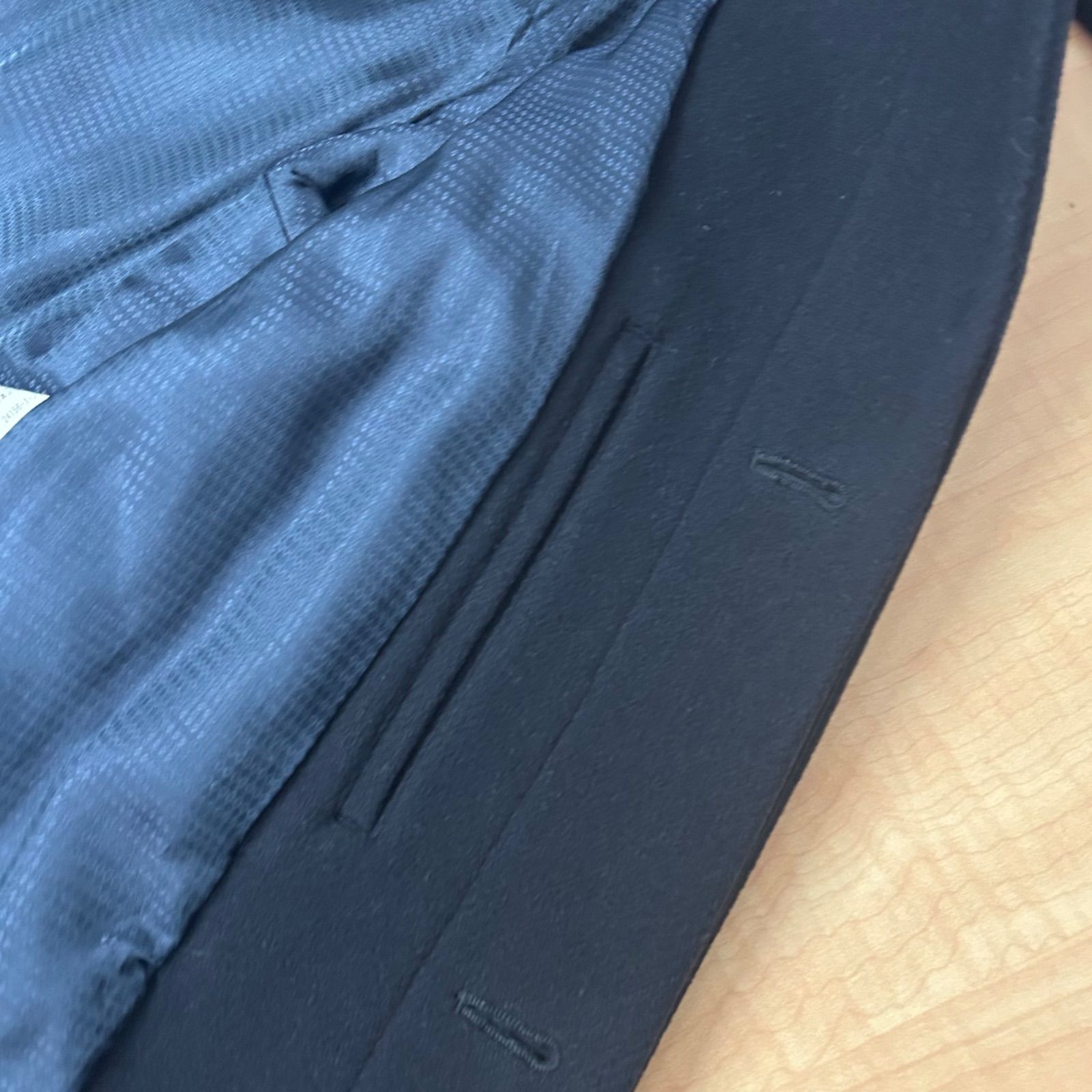 A.P.C. ウール ステンカラーコート size S （ゆったりめ）濃紺