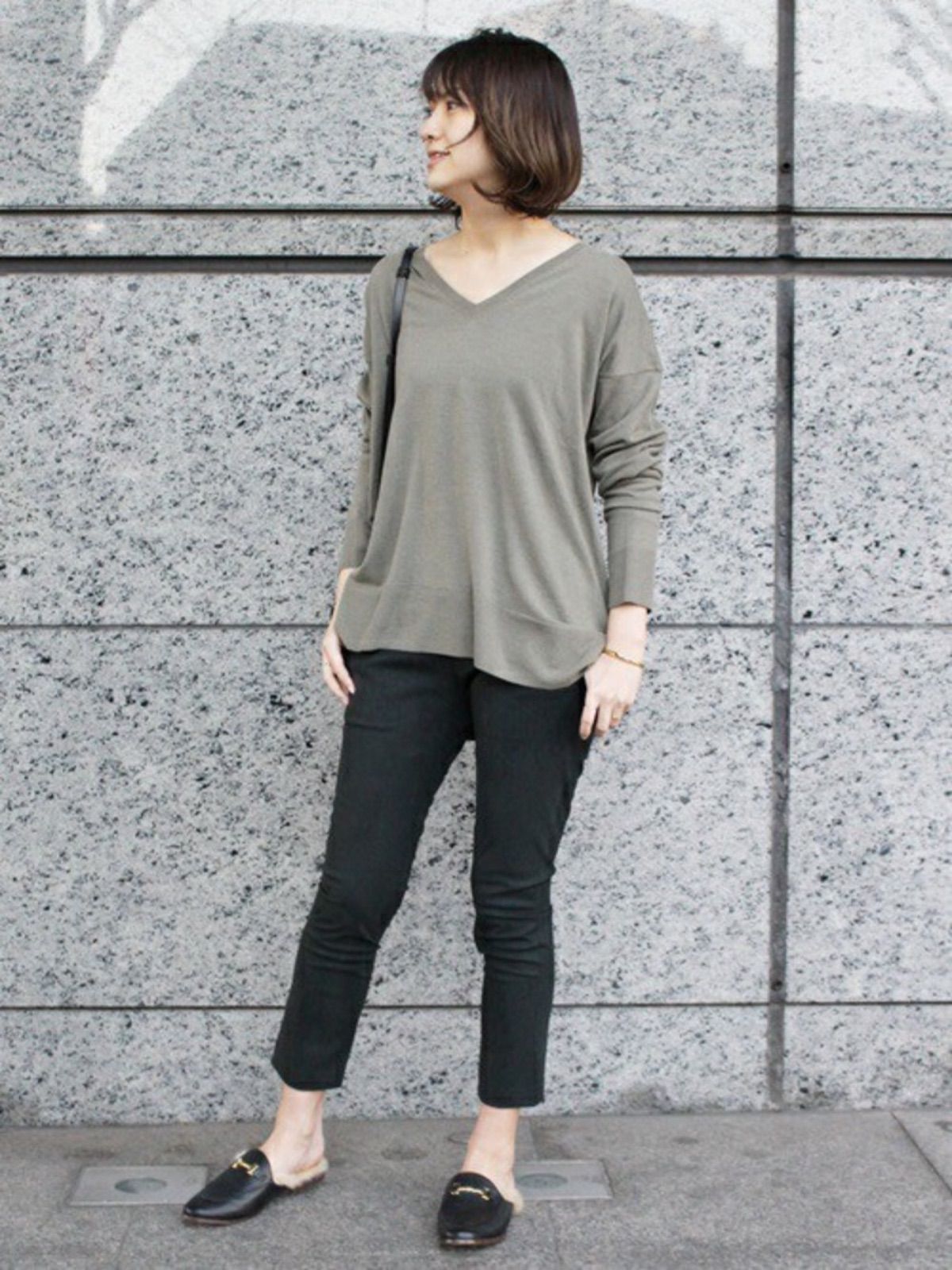 ck96a Deuxieme Classe SKINSTRETCH V プルオーバー Vネック　セーター　ウール　毛　ニット　大きい　ゆったりサイズ 定価31,900円 ck96a Deuxieme Classe SKINSTRETCH V プルオーバー Vネック セーター
