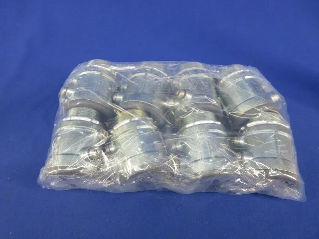 厚鋼ねじなし防水型コネクタE-39(8個入)(キズ・汚れ有) 型番不明 材料・資材 厚鋼ねじなし防水型コネクタE-39(8個入)(キズ・汚れ有