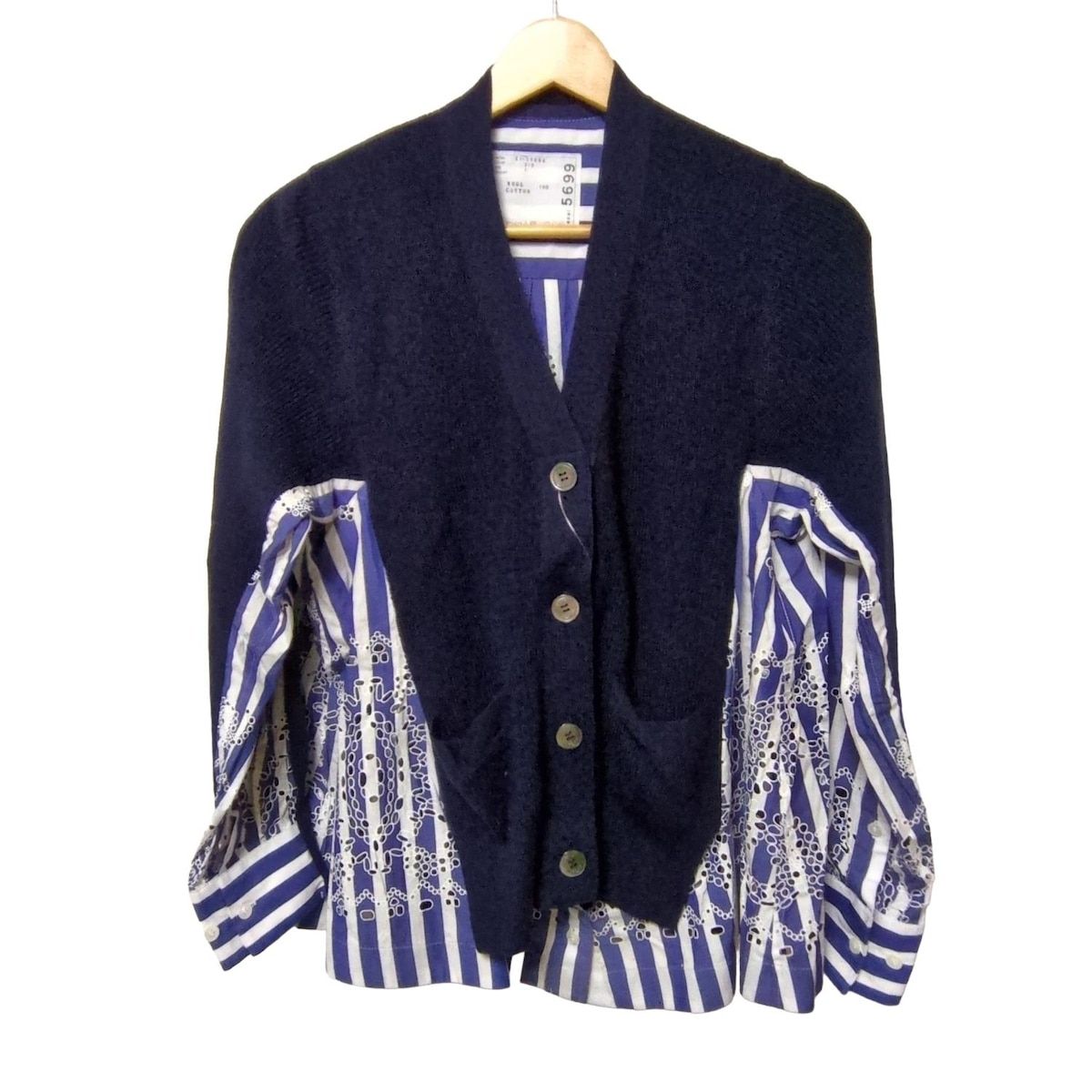 Sacai(サカイ) カーディガン サイズ1 S レディース - 21-05699