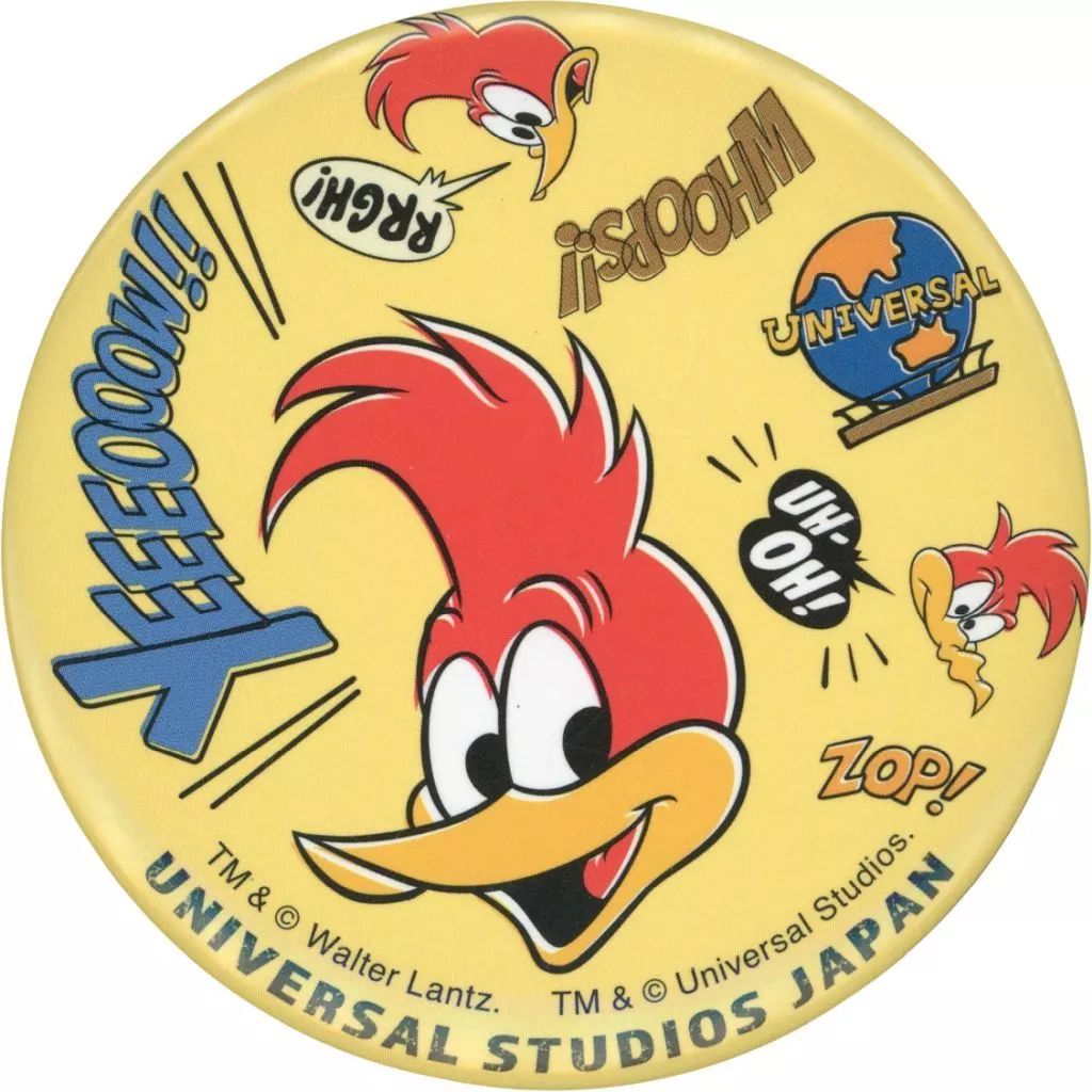 ウッディ・ウッドペッカー 缶バッジ セサミストリート & ウッディ・ウッドペッカー 缶バッジセット - メルカリ