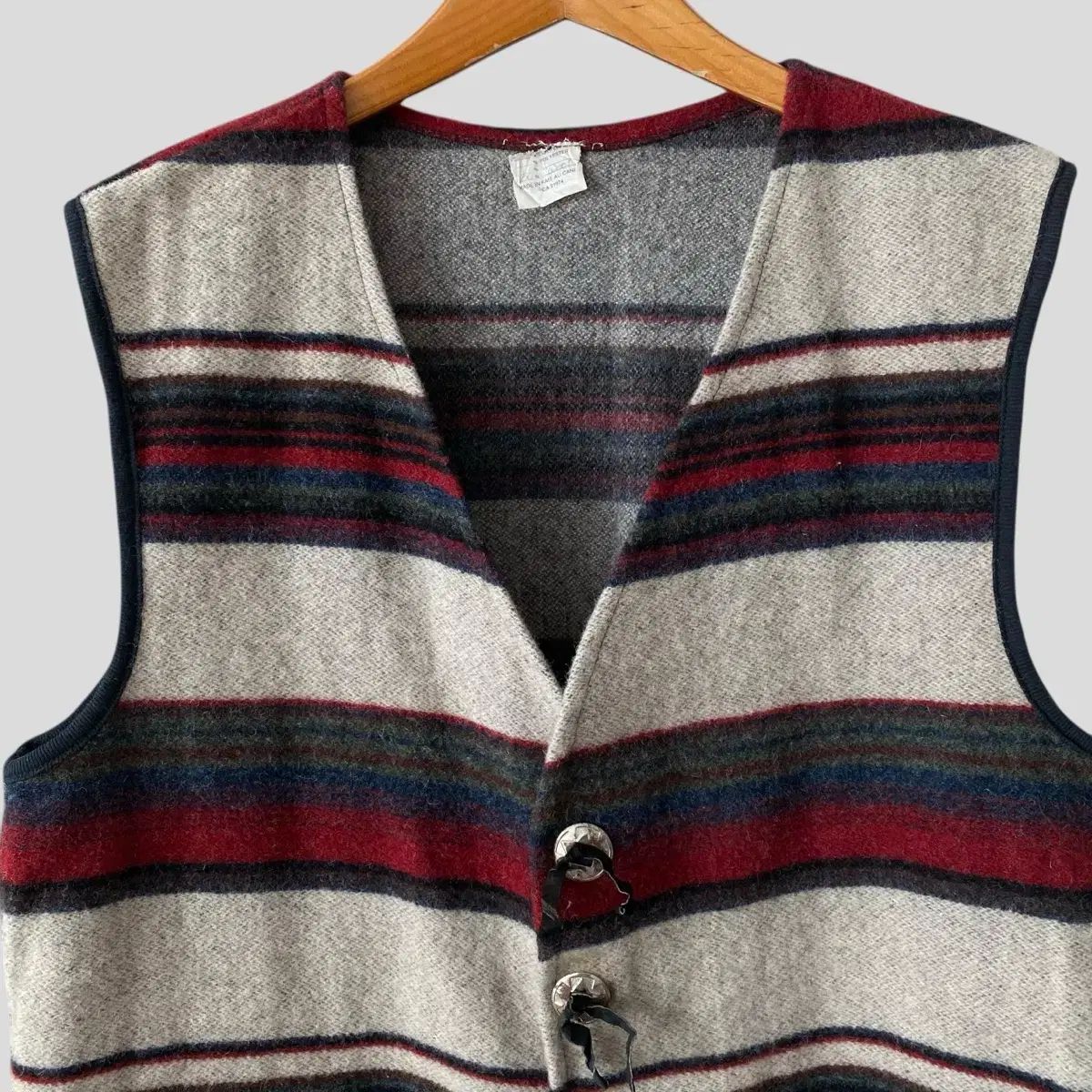 F)ヴィンテージ ウェスタン ウール ベスト - メルカリ