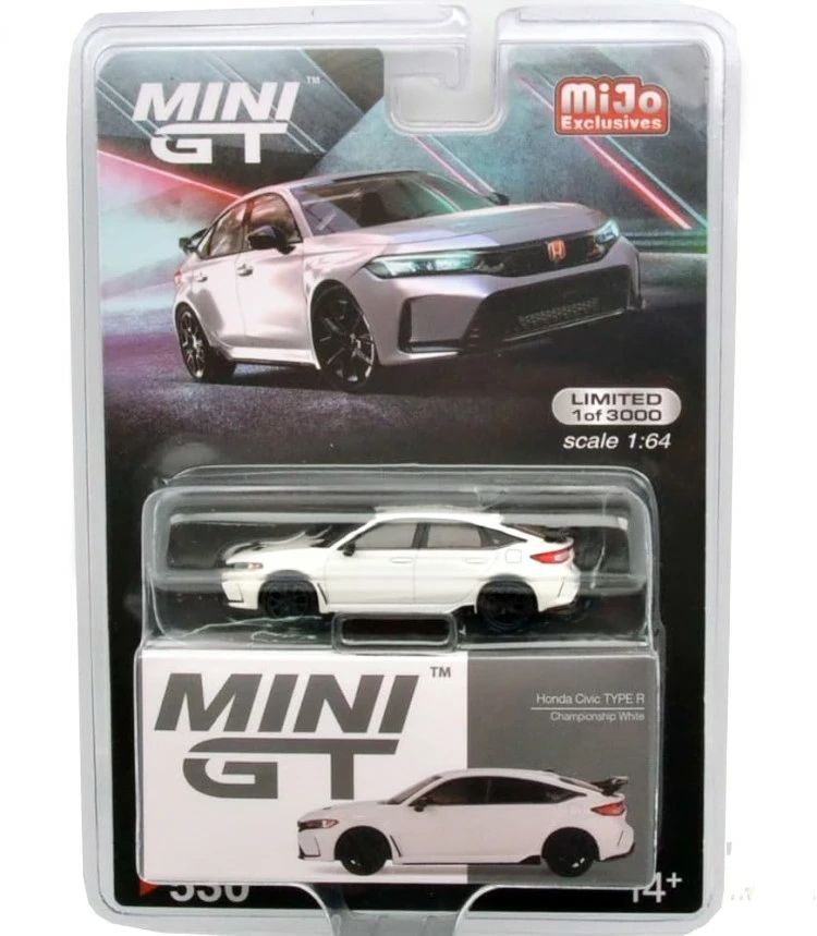TSM MINI GT × MiJo 1|64 ホンダ シビック タイプR FL 5 チャンピオンシップ ホワイト LHD 2025 Honda Civic Type R Championship White -MJ