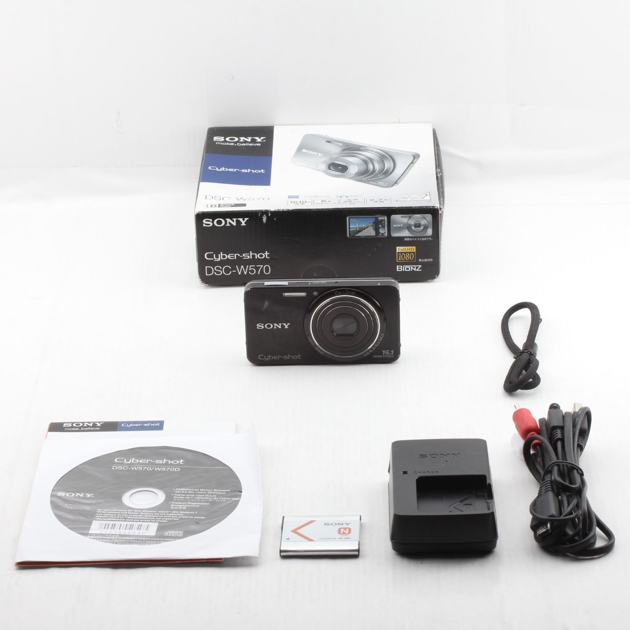 SONY ソニー コンパクトデジタルカメラ ブラック DSC W 570 JS 129 00760