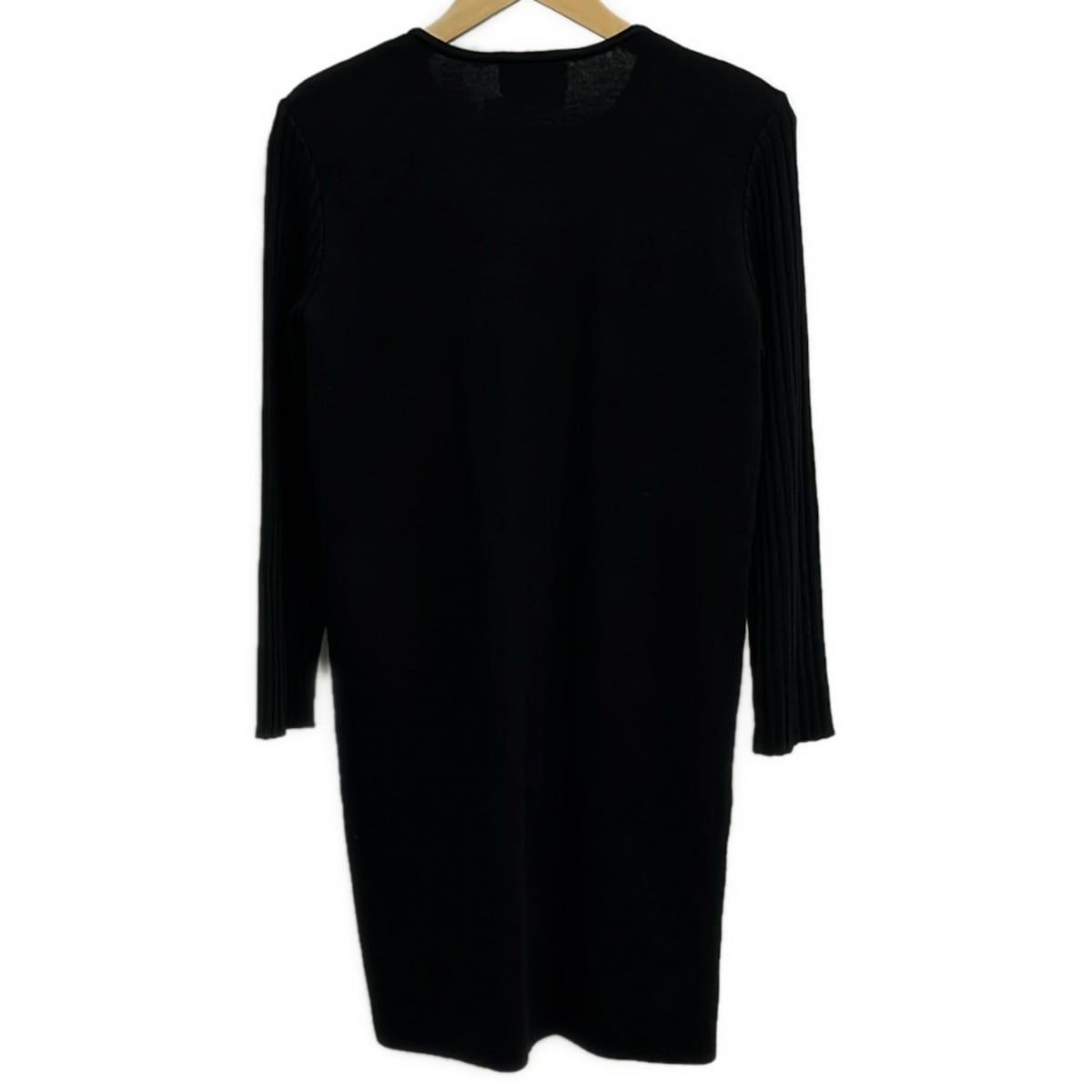 PICONE ピッコーネ ワンピース サイズ38 S レディース 黒 長袖 ひざ丈