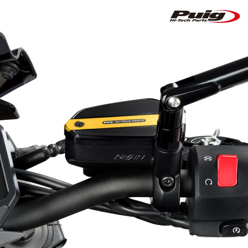 Puig 9275O BRAKE-CLUTCH FLUID TANK CAP フロント 左右共通 [GOLD