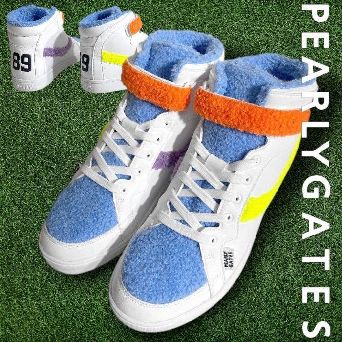 パーリーゲイツ　シューズ PEARLY GATES パーリーゲイツ ゴルフ カラフルボア Fレザー レース