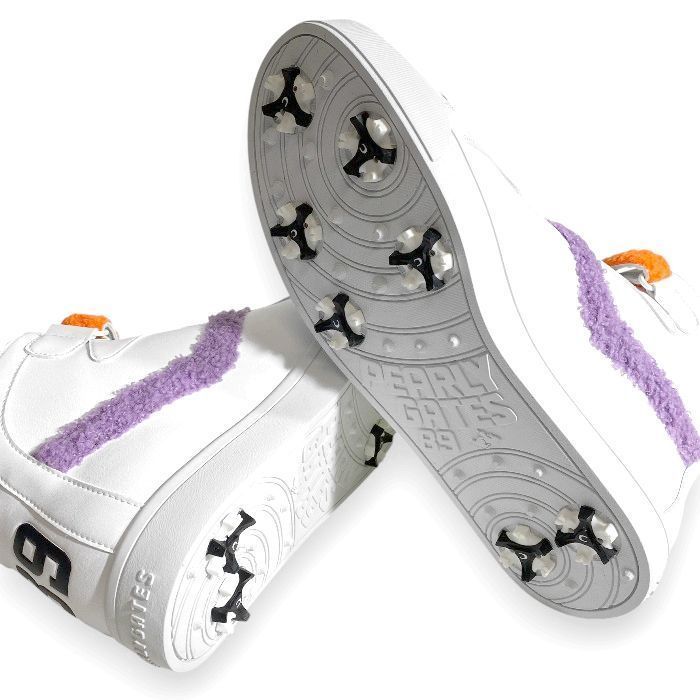 PEARLY GATES パーリーゲイツ ゴルフ カラフルボア Fレザー レース