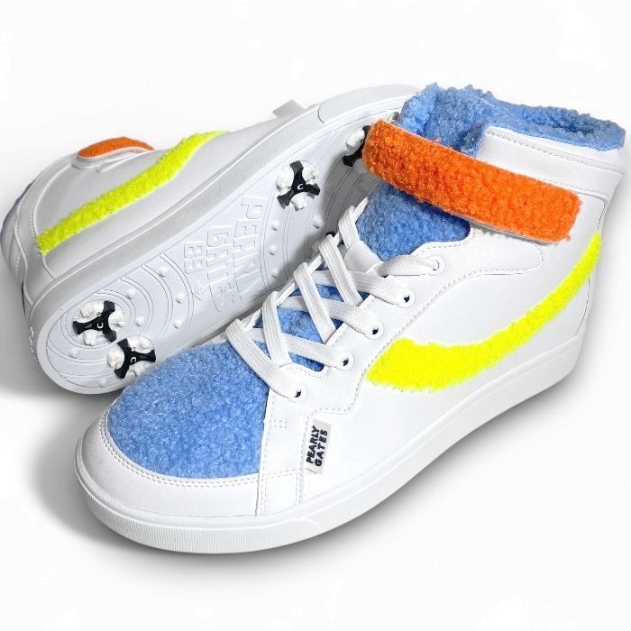 PEARLY GATES パーリーゲイツ ゴルフ カラフルボア Fレザー レース