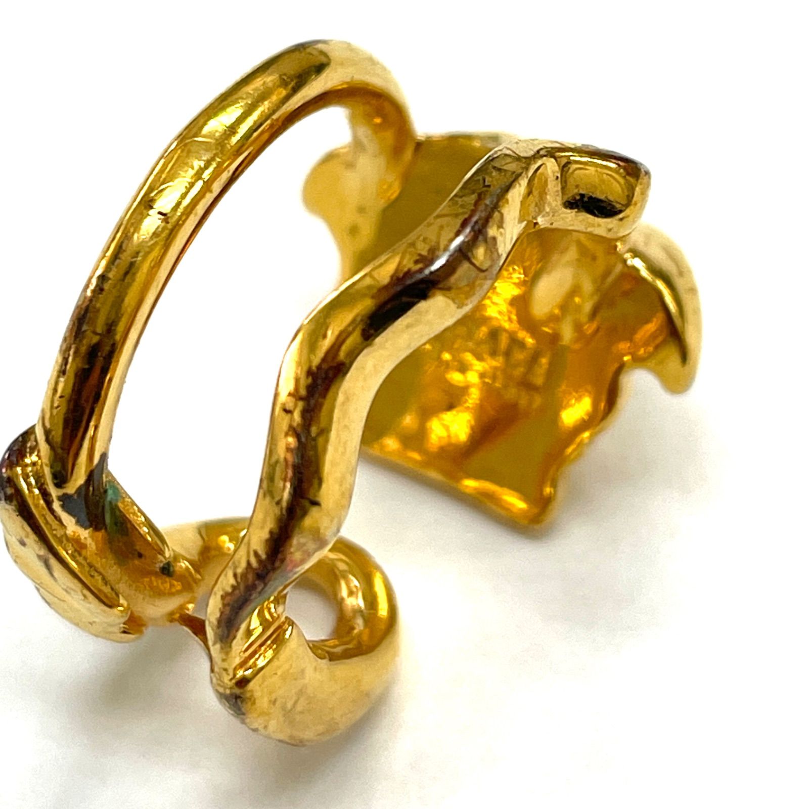 ✨美品✨VERSACE ヴェルサーチ メデューサ リング 指輪 9号 ゴールド