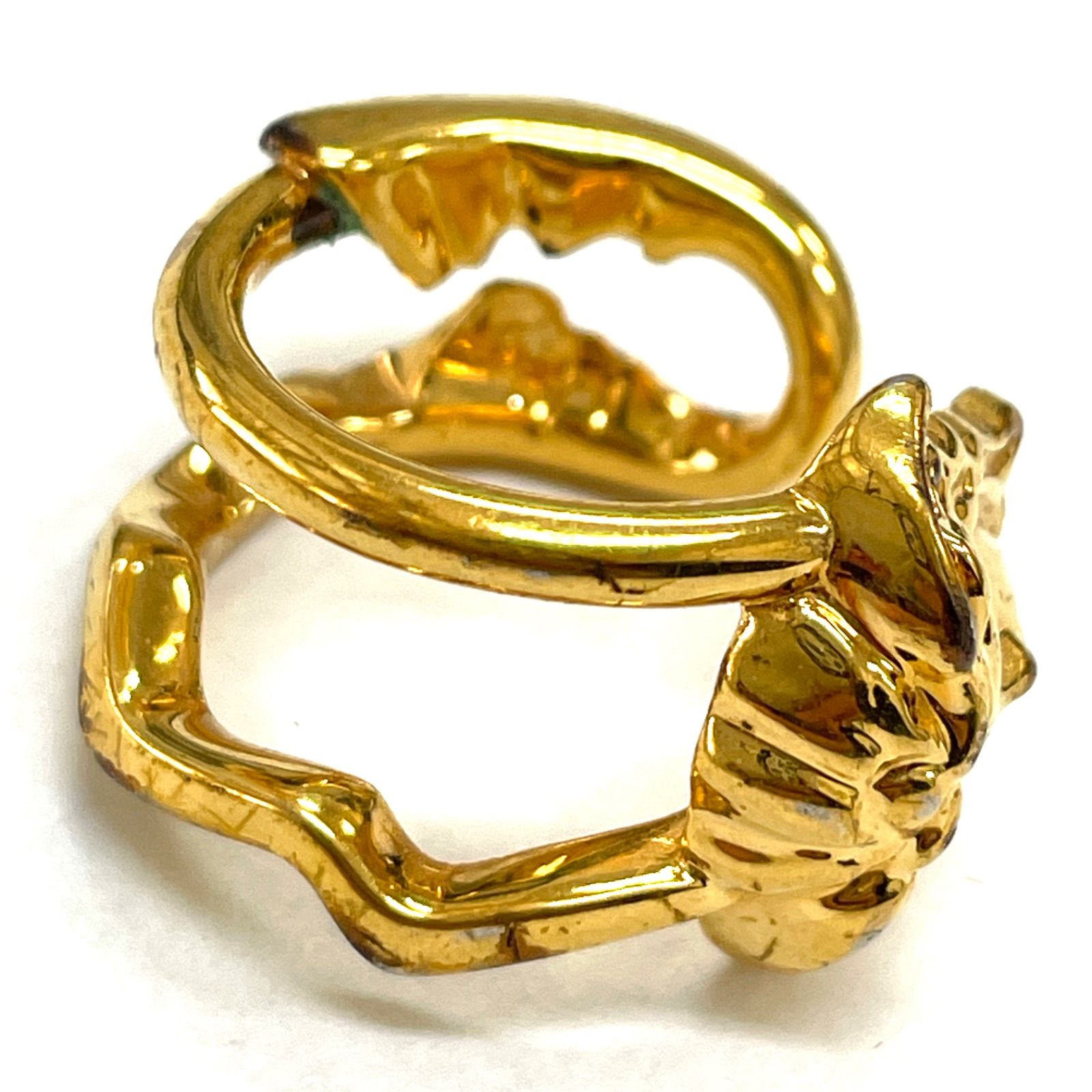 ✨美品✨VERSACE ヴェルサーチ メデューサ リング 指輪 9号 ゴールド