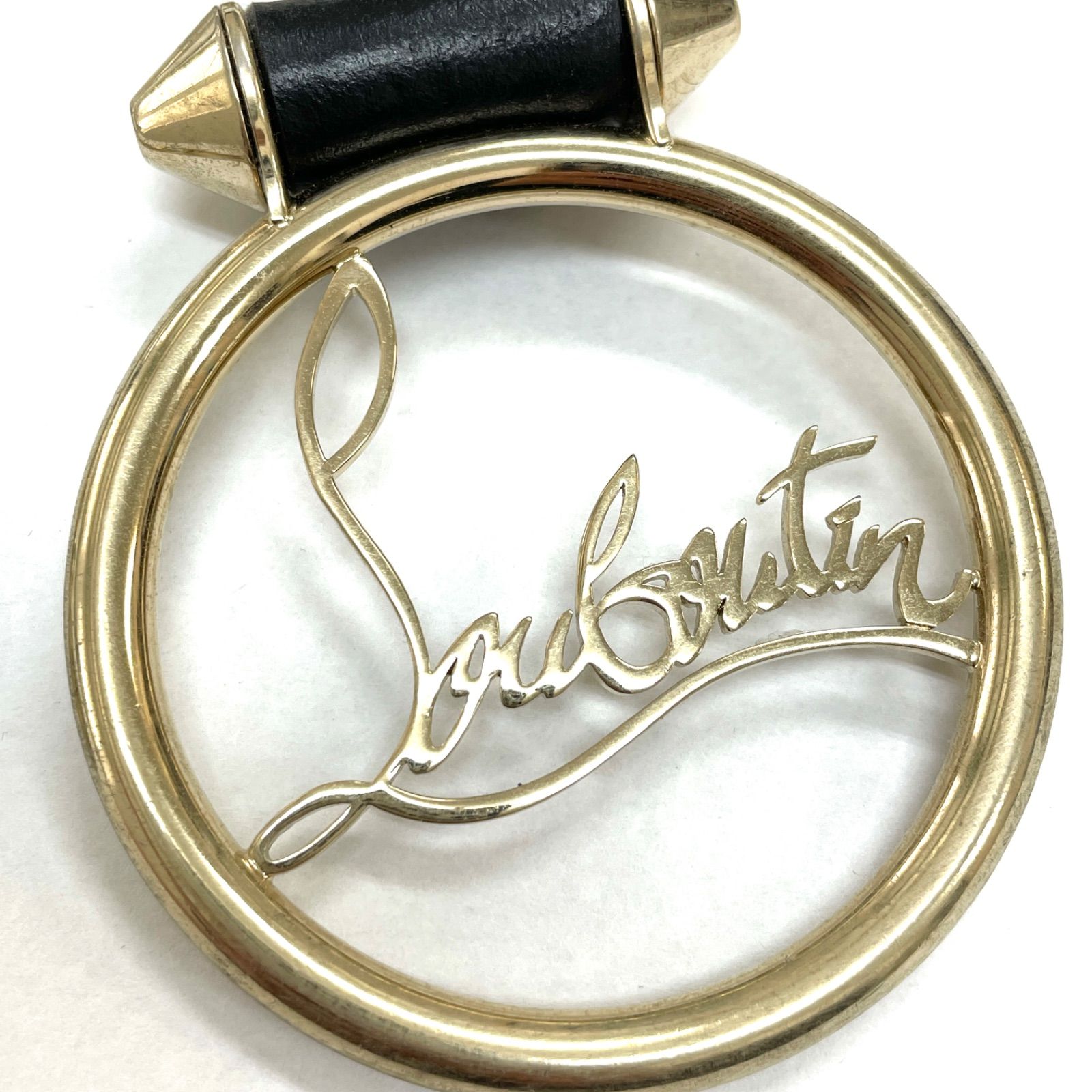 Christian Louboutin ルブタン ルビルゥ キーリング バッグチャーム ロゴ キーホルダー