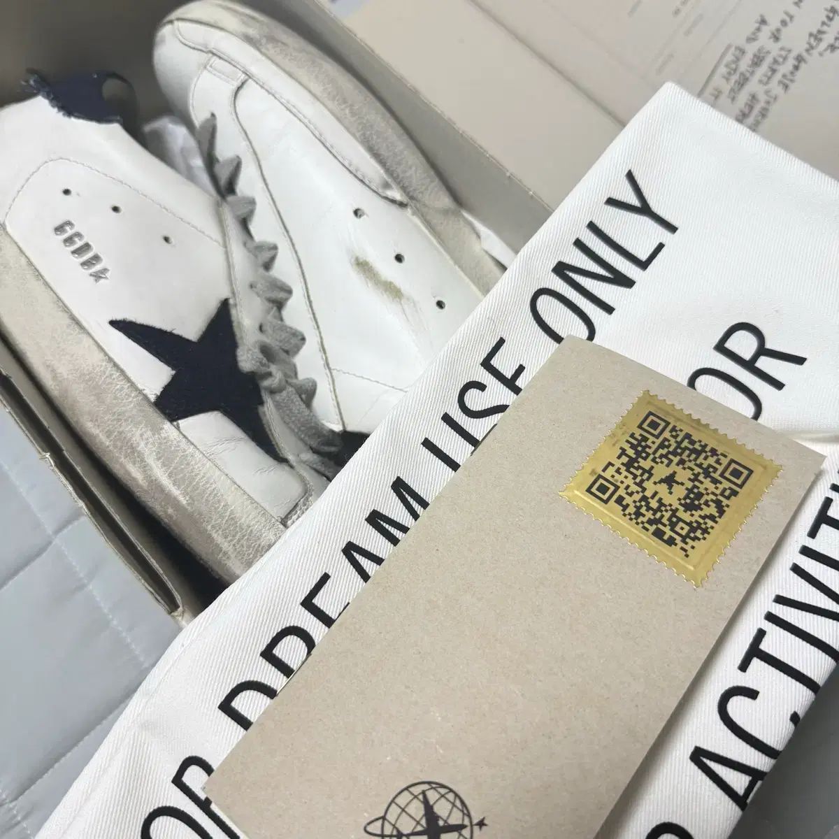 GOLDEN GOOSE ゴールデングース ネイビータブ 43 サイズ