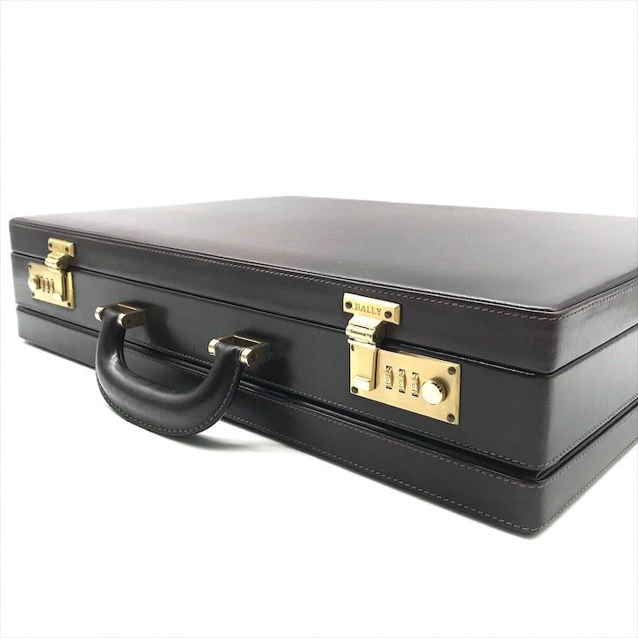 美品 BALLY バリー レザー ヴィンテージ アタッシュケース ビジネス