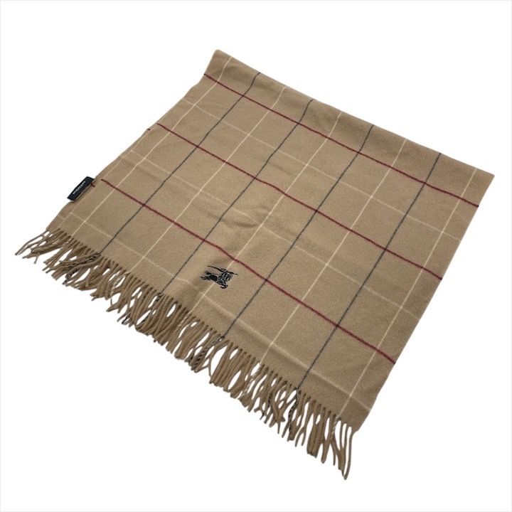 超美品 BURBERRY LONDON バーバリー ロンドン ウール 100％ 大判