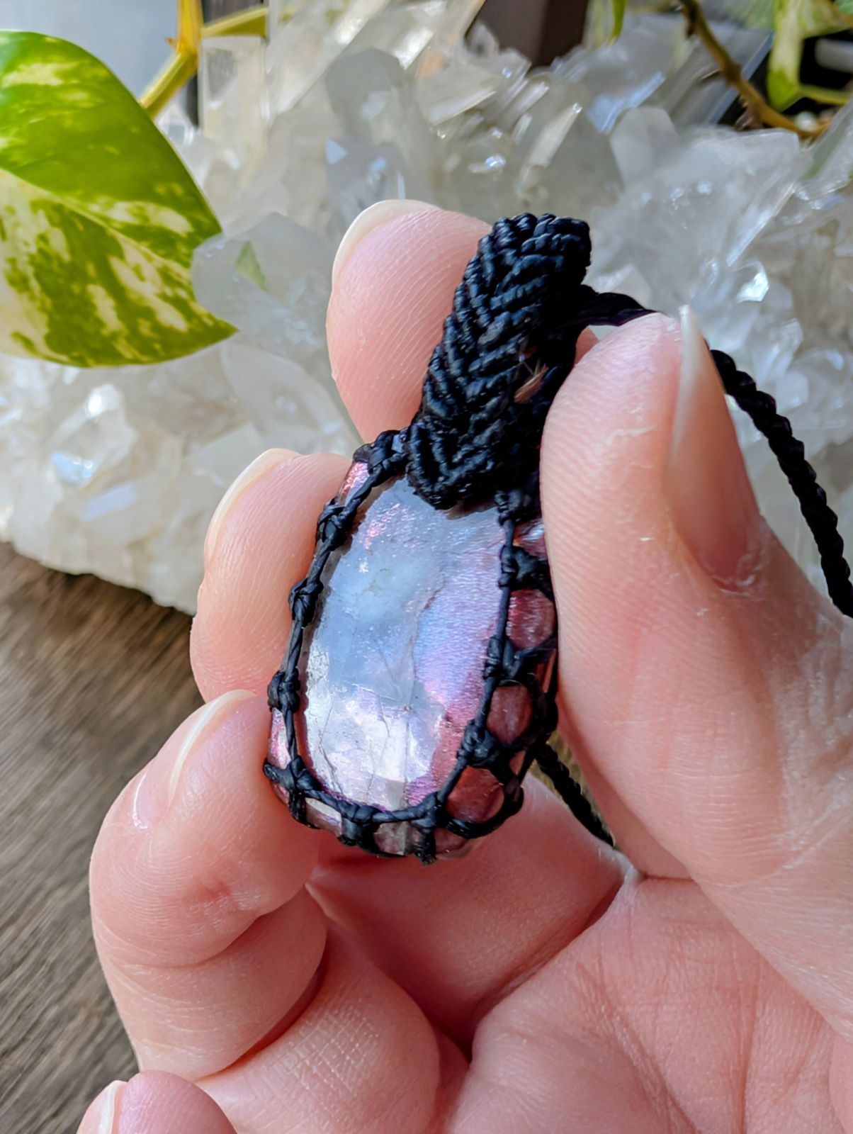 マクラメネックレス