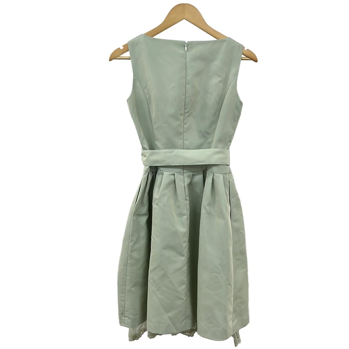 M S GRACY エムズグレイシー ワンピース サイズ38 レディース ライトグリーン ノースリーブ ロング レース