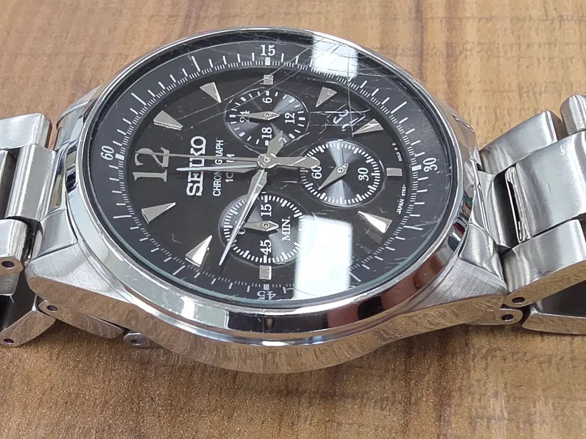  SEIKO 6 T 63 00 F 0 メタル リストウォッチ 金属ベルト 時計