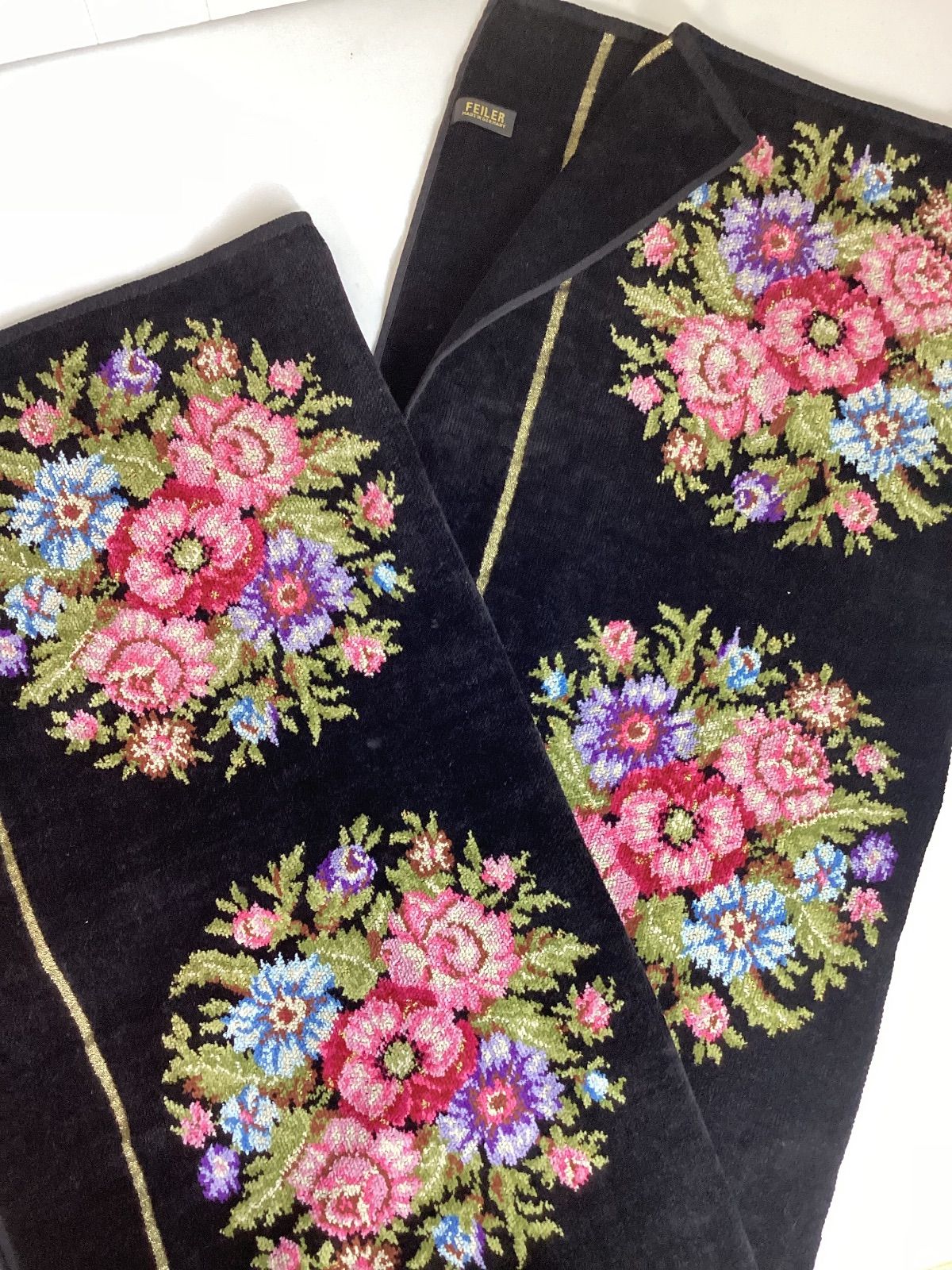 フェイラー feiler 大判バスタオル ひざ掛け 75✕150 新品 【新品定価