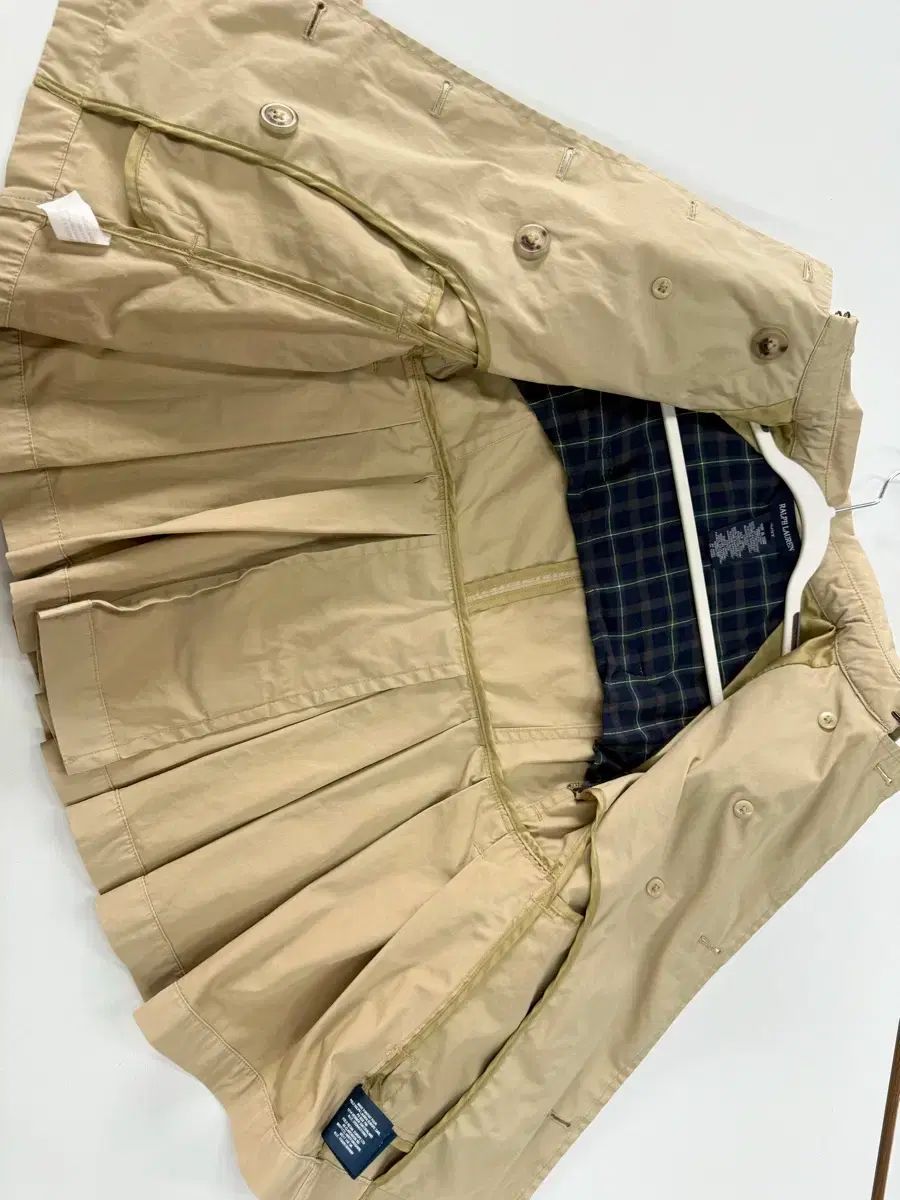 POLO ラルフローレン RALPH トレンチコート LAUREN 3T キッズ 公式通販 0 子供 トレンチコートの通販 トレンチコート3T ネイビー ストライプ ポロ LAURENのトレンチコートを使ったキッズ人気ファッション