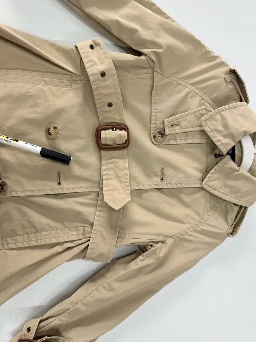 POLO ラルフローレン RALPH トレンチコート LAUREN 3T キッズ 公式通販 0 子供 トレンチコートの通販 トレンチコート3T ネイビー ストライプ ポロ LAURENのトレンチコートを使ったキッズ人気ファッション