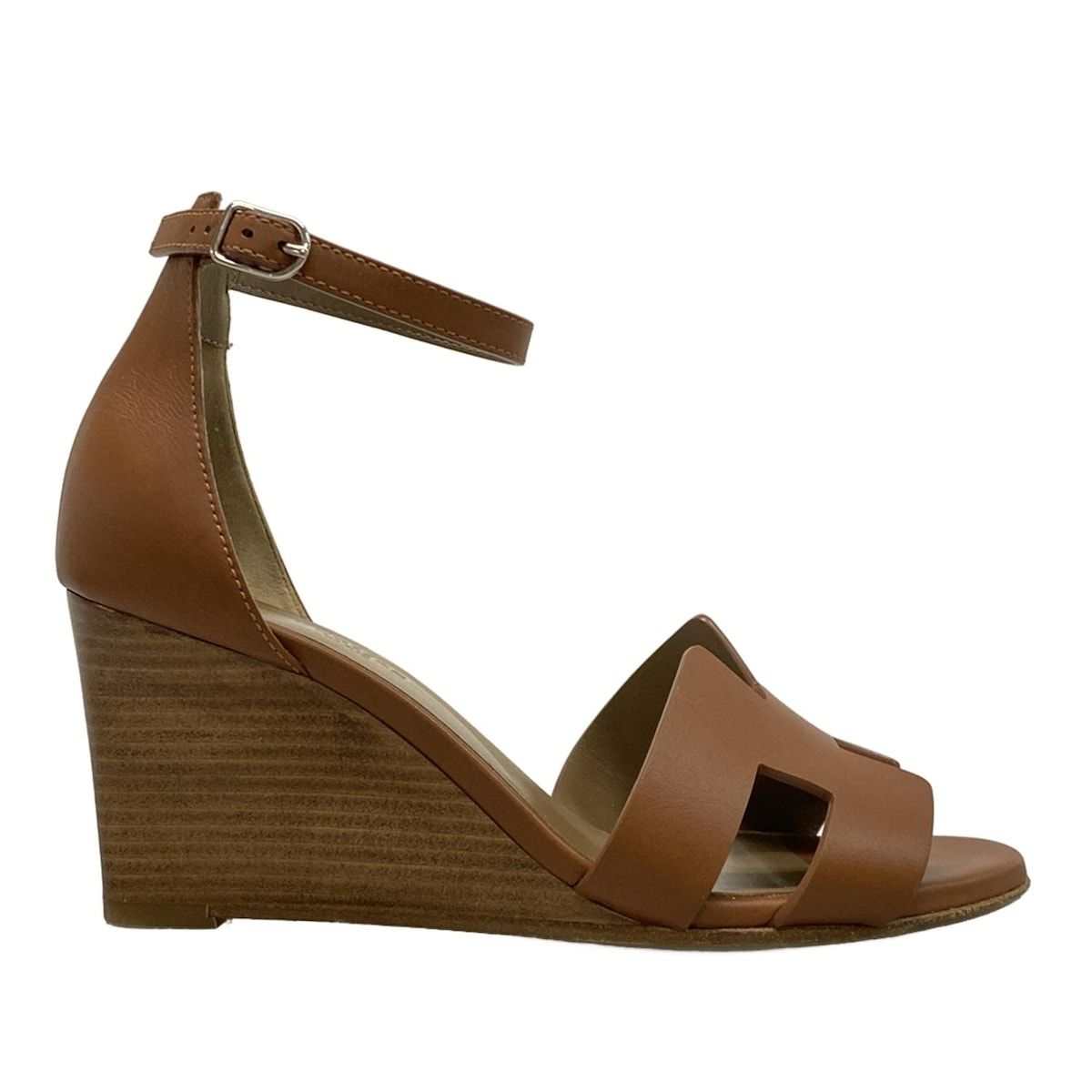 エルメスパンプス　ダークブラウン HERMES(エルメス) パンプス 37 レディース レジェンド ブラウン