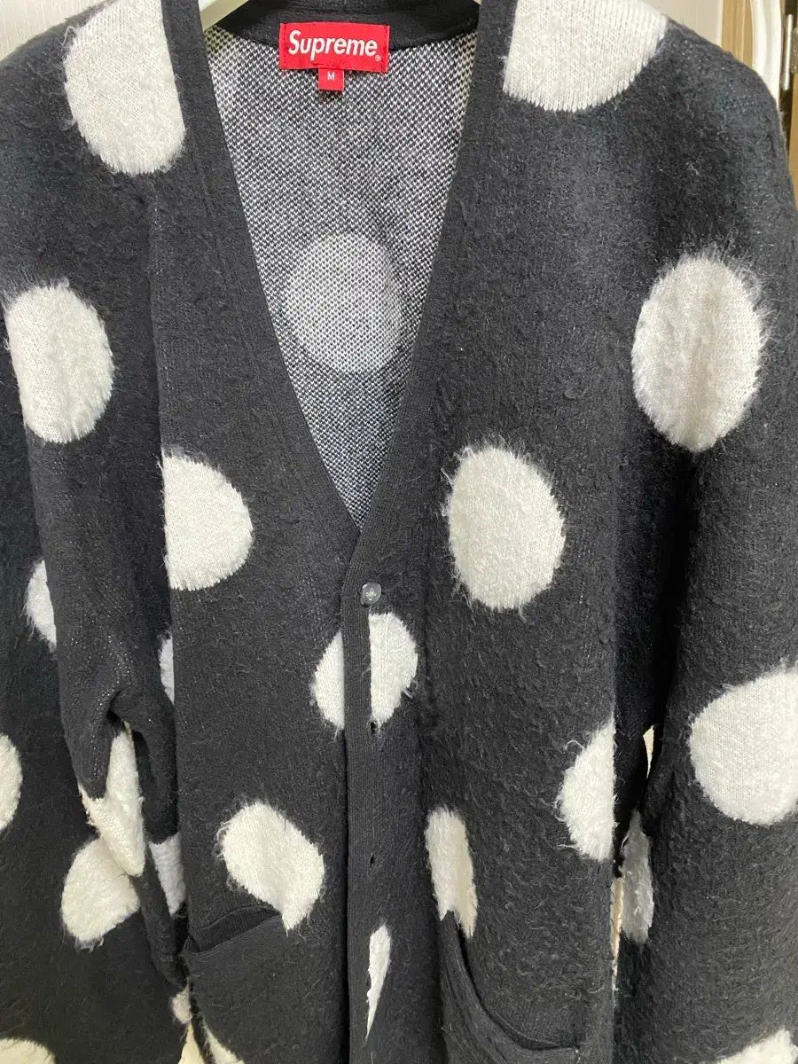 Supremeカーディガン Brushed Polka Dot Cardigan Supreme Brushed