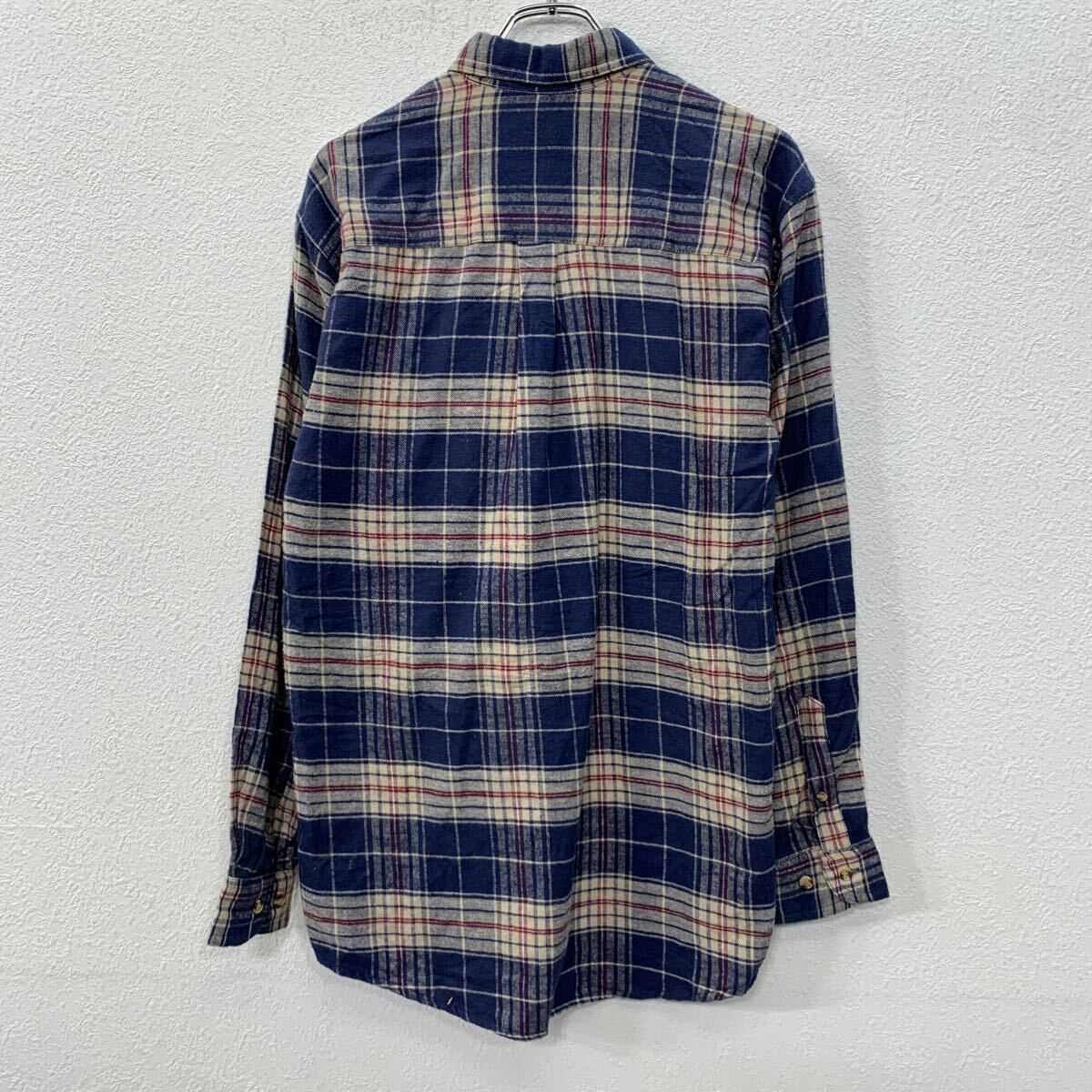 McGREGOR / 90S/ネルシャツ/M/コットン/マルチカラー/チェック MCGREGOR 長袖 ネルシャツ M ブルー マルチカラー ボタン ボタンダウン