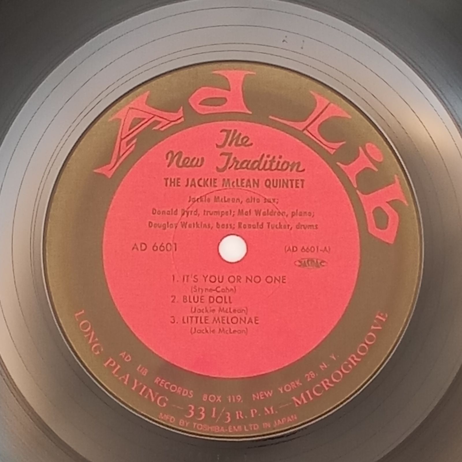 ジャッキー・マクリーン　LPレコード　おまけ付き 帯付LP】ジャッキー・マクリーン（Jackie McLean） – ジャッキー