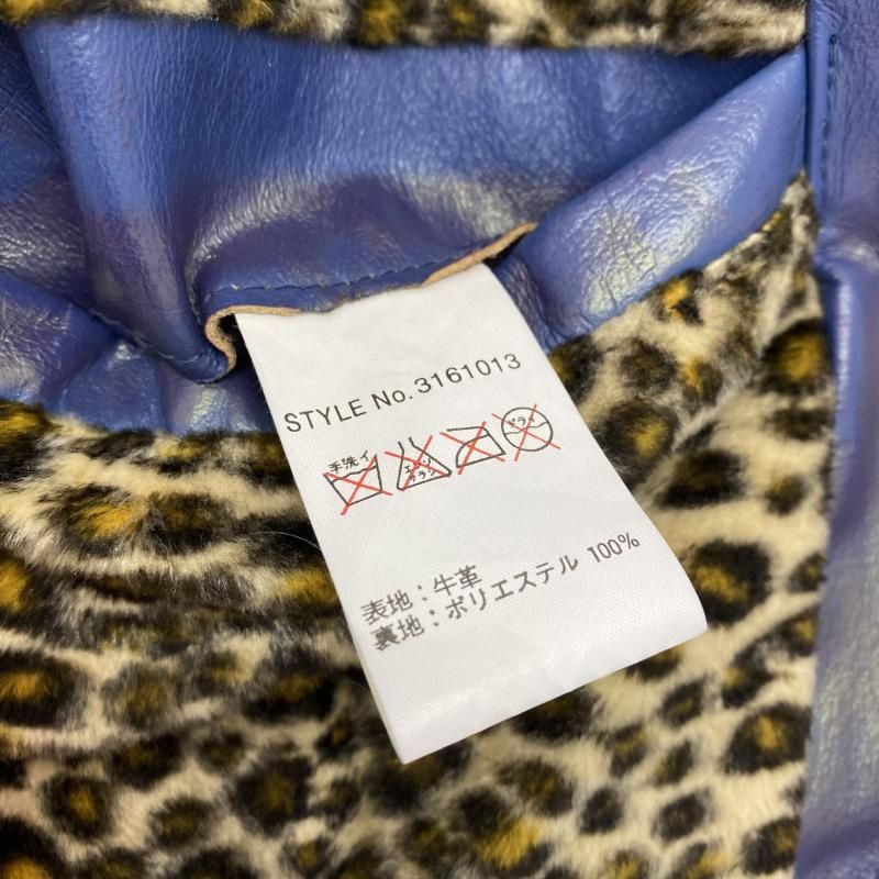 中古】Schott JOHNNY コーティングレザー シングルライダース
