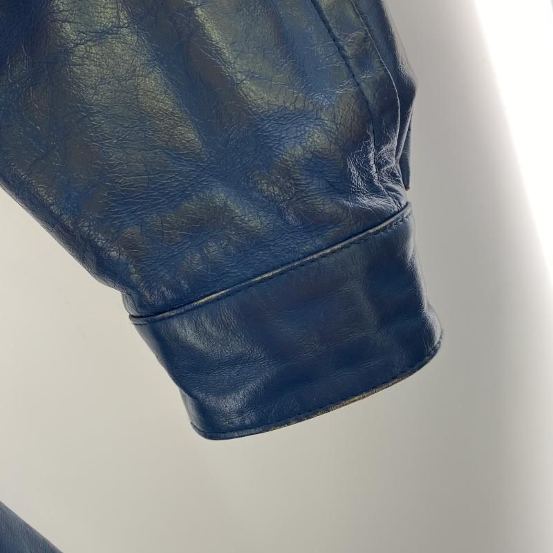 中古】Schott JOHNNY コーティングレザー シングルライダース 